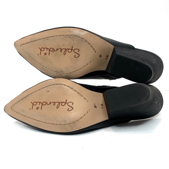 ❗️S O L D❗️◾️SPLENDID Black Pebbled Leather Mule - Picture 10 of 13